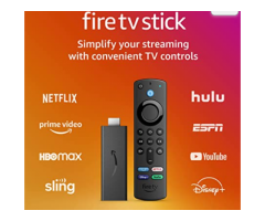 FIRE TV STICK WITH ALEXA VOICE REMOTE