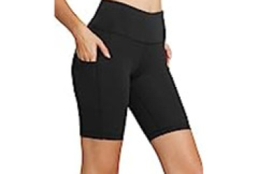 BALEAF Women’s 8″/ 7″/ 5″ High Waist Biker Shorts