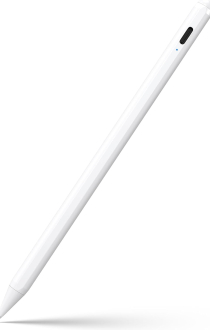 Stylus Pen for iPad 6th-11th Generation-2X Fast Charge Active Pencil Compatible with 2018-2025 Apple iPad Pro 11″/12.9″/M4, iPad Air 3/4/5/M2/M3,iPad mini 5/6 Gen-White