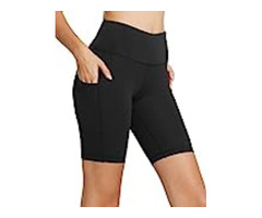 BALEAF Women’s 8″/ 7″/ 5″ High Waist Biker Shorts