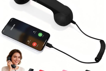 Retro Phone Handset (Black)