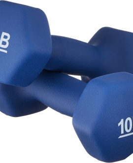 Neoprene Dumbbell Hand Weights for Exercise and Muscle Toning