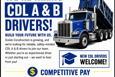 CDL B Drivers Wanted!